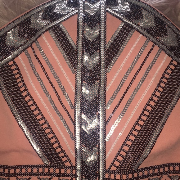 Sequin Halter Thong Bodysuit NWT - Picture 5 of 5